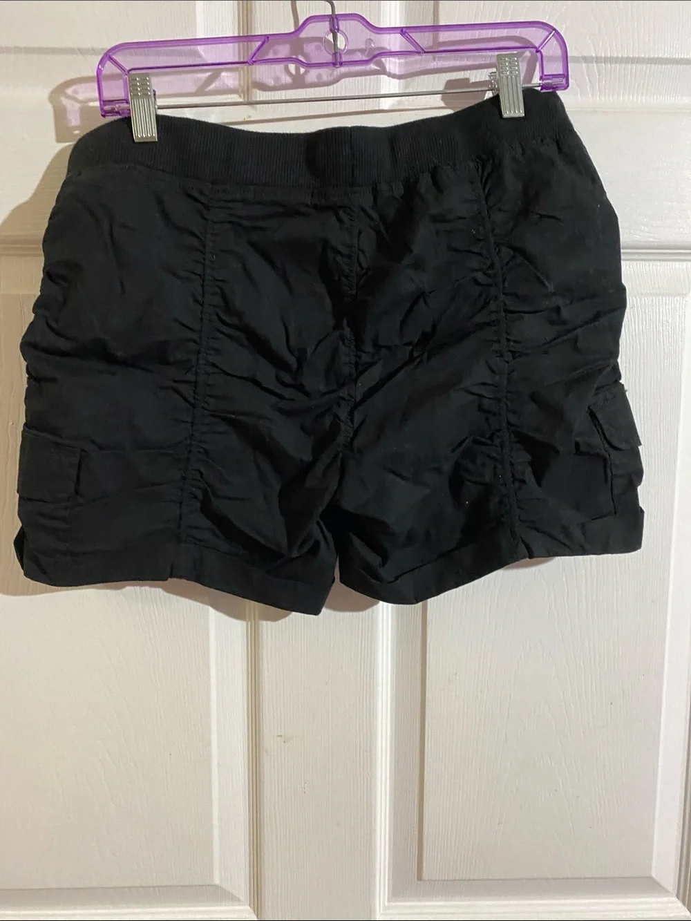 Black juniors, Drawstring Cargo Shorts